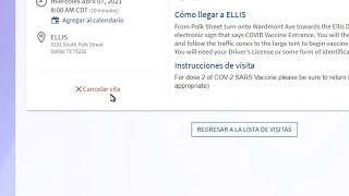 Parkland MyChart - Cancelar una cita