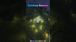 Minecraft Rainbow Beacon🌈 (はいよろこんで) #minecraft #shorts