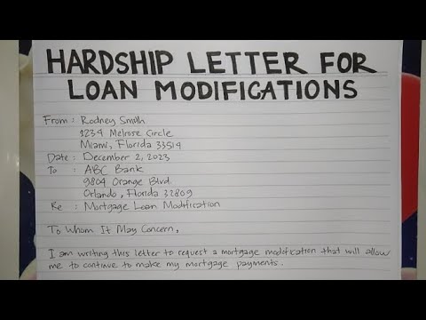 How do you write a hardship letter to a judge?