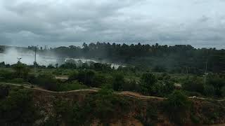 Krishnarajasagara Dam (KRS Dam) - outflow of water through crust Gates of the dam