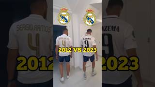COMPARANDO PLANTILLAS (Real Madrid 2012 vs Real Madrid 2023) #footballfunny #realmadrid #madridista