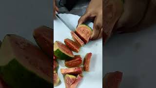 Mouthwatering Wild pink guavas salad🤤🤤 |#viral #shorts Subscribe 💗