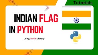 How to Draw the Indian Flag Using Python Turtle Graphics