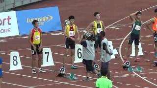 B Div 100m Boys Finals (Marcell, Wei Guan)