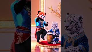 Cute panda dance  #animal #dance  #AI #fyp #viral #foryou #cat