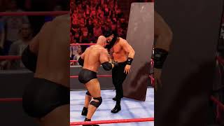 WWE 2K22 Goldberg Spears Roman Reigns Through The Table #shorts #wwe2k22 #wwe #romanreigns