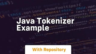 java tokenizer example