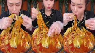 【ASMR MUKBANG]豪華吃播,红烧牛波凌盖&红烧肉&猪油拌饭,滿嘴醬香,一口接一口好 吃到停不下來 seafood eating show, seafood asmr mukbang #191