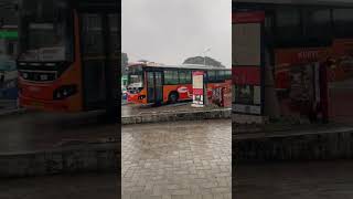 Ksrtc orange bus in thampanoor 🔥#ksrtcrides #trivandrum #shorts