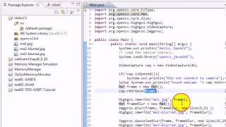 OpenCV 2.4.4 Java Webcam Capture in Eclipse