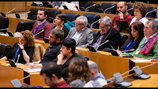 Marian Beitialarrangoitia en el acto de la Red de Ciudades contra la impunidad franquista