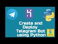 Host Telegram Bot for Free | Telegram bot development | python projects | code yogi