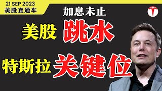 美股 尾盘跳水，特斯拉冲高回落，能撑住吗？【美股直通车】2023.09.21 #sam谈美股 #美股分析 #tsla #nvda #特斯拉 #庄家 #特斯拉分析