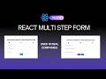 How to Build React JS Multi Step Form Companies Actually Use | Step by Step From Scratch