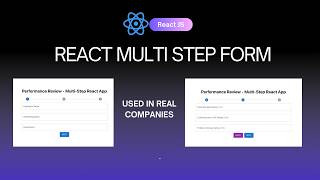 How to Build React JS Multi Step Form Companies Actually Use | Step by Step From Scratch