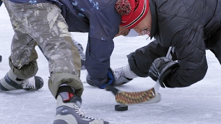 Mark McMorris vs. Craig McMorris in pond hockey | Good Times with Craig McMorris