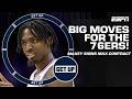 BIG MOVES! 😤 Tyrese Maxey signs 5-year max contract & 76ers acquire Paul George | Get Up