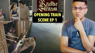RADHE SHYAM MOVIE REACTION | Opening Train Scene |  Prabhas | Pooja Hegde | Radha KrishnaKumar |EP 1