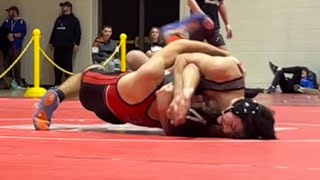 150 lbs: #5 Alex Boyer, Union City vs Landen Winsor, Saranac | 2025 MHSAA Individual Districts