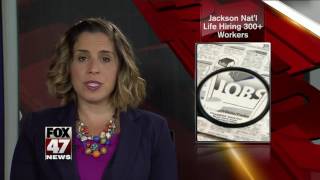 Jackson National Life Insurance to hire 300  workers