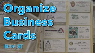 How to Organize Business Cards Well - Module 05 - Video 04
