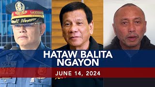 UNTV: Hataw Balita Ngayon | June 14, 2024