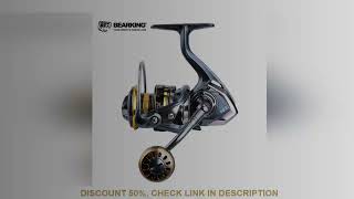 BEARKING brand New arrival Saltwater Fishing Reel Spinning 1000-6000 9+1BB 5.2:1 Max Drag 12KG Water