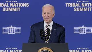 Biden makes new commitments at Tribal Nations Summit