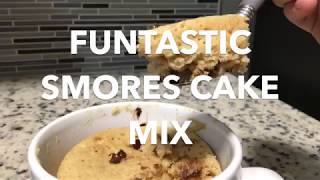 Borden Dairy \u0026 Duncan Hines-Perfect Size For One Recipe: Funtastic Smores Cake Mix