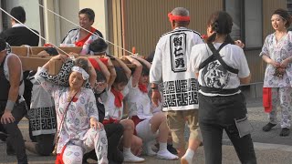 能登の祭り 宇出津あばれ祭『初日 夕方キリコ巡行』2022/07/08