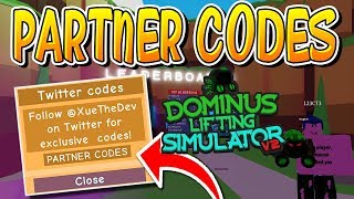 New All Working Dominus Lifting Simulator Codes Roblox - 