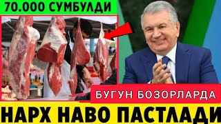 ШОШИЛИНЧ! УЗБЕКИСТОНДА 28- АВГУСТАН БОШЛАБ УРА ГУШТ НАРХИ АРЗОНЛАШДИ,