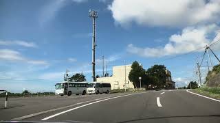 Driving Japan 4K Hokkaido, Yakumo（Kumaishi) town road 2021-09-01