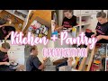 ORGANIZE AND DECLUTTER MY PANTRY WITH ME | KITCHEN ORGANIZATION SMALL PANTRY  CLEAN with ME