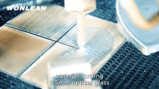 What should I do if 0.5mm glass cracks easily and is difficult to cut? #waterjetcutting #waterjet