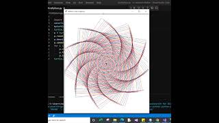 Amazing Square Spiral using Python Turtle Graphic