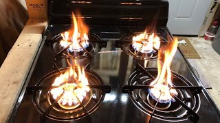 LP Stove Installation in the Backwoods Cabin