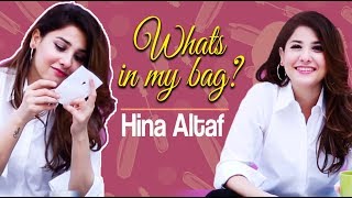 What's in My Bag? with Hina Altaf | Bag Secrets Revealed | Fashion