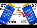 Realms X7 Max vs Realme X2 Pro Speedtest comparison dimensity vs snapdragon 🔥🔥🔥