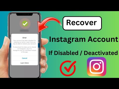 How To Recover Instagram Account | Your Account Has Been Disabled For ...