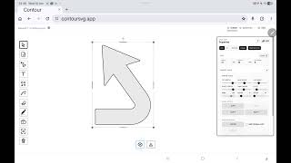 Contour SVG - Arrowe Tool