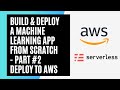 Deploy a Deep Learning model on AWS Lambda using Serverless framework