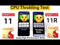 Oneplus 11r vs Oneplus 11 CPU Throttling Test Using High Performance Mode🔥🔥🔥