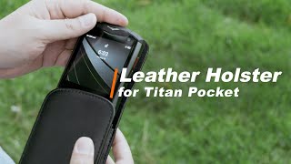 Leather Holster for Titan Pocket