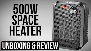 500W Space Heater Unboxing and Review