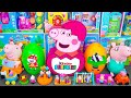 94 Minutes Satisfying with Unboxing Cute Peppa Pig Kinder Surprise Eggs Collection ASMR| Review Toys