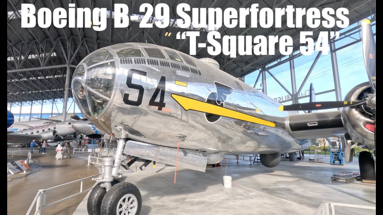 2023 USAAF Boeing B-29 Superfortress T-Square-54 Serial 44-69729 - YouTube