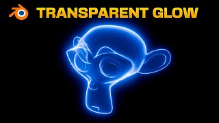 Easy Transparent Glow Material in Blender