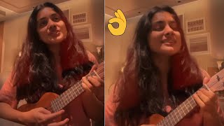 Nivetha Thomas Singing Kabhi Kabhi Aditi Zindagi Song | Nivetha Thomas Latest | Telugu Tonic