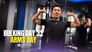 Biceps and Triceps Workout | Bulking Day 32 @Raaana031